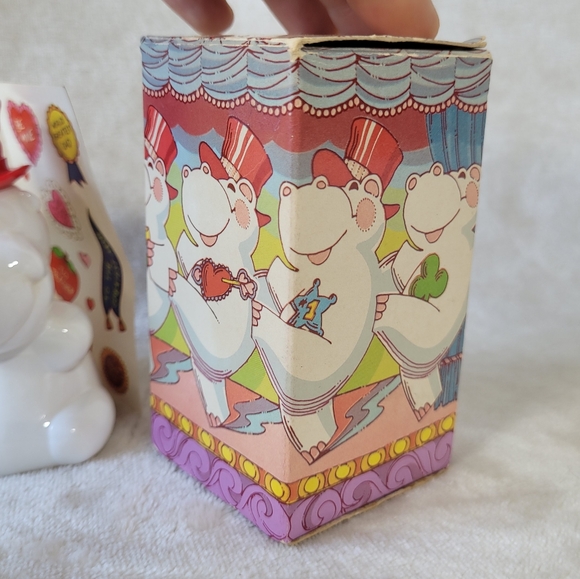 Vintage Avon Huggable Hippo calogne bottle new oldstock never used 1.75 0Z - Picture 5 of 13